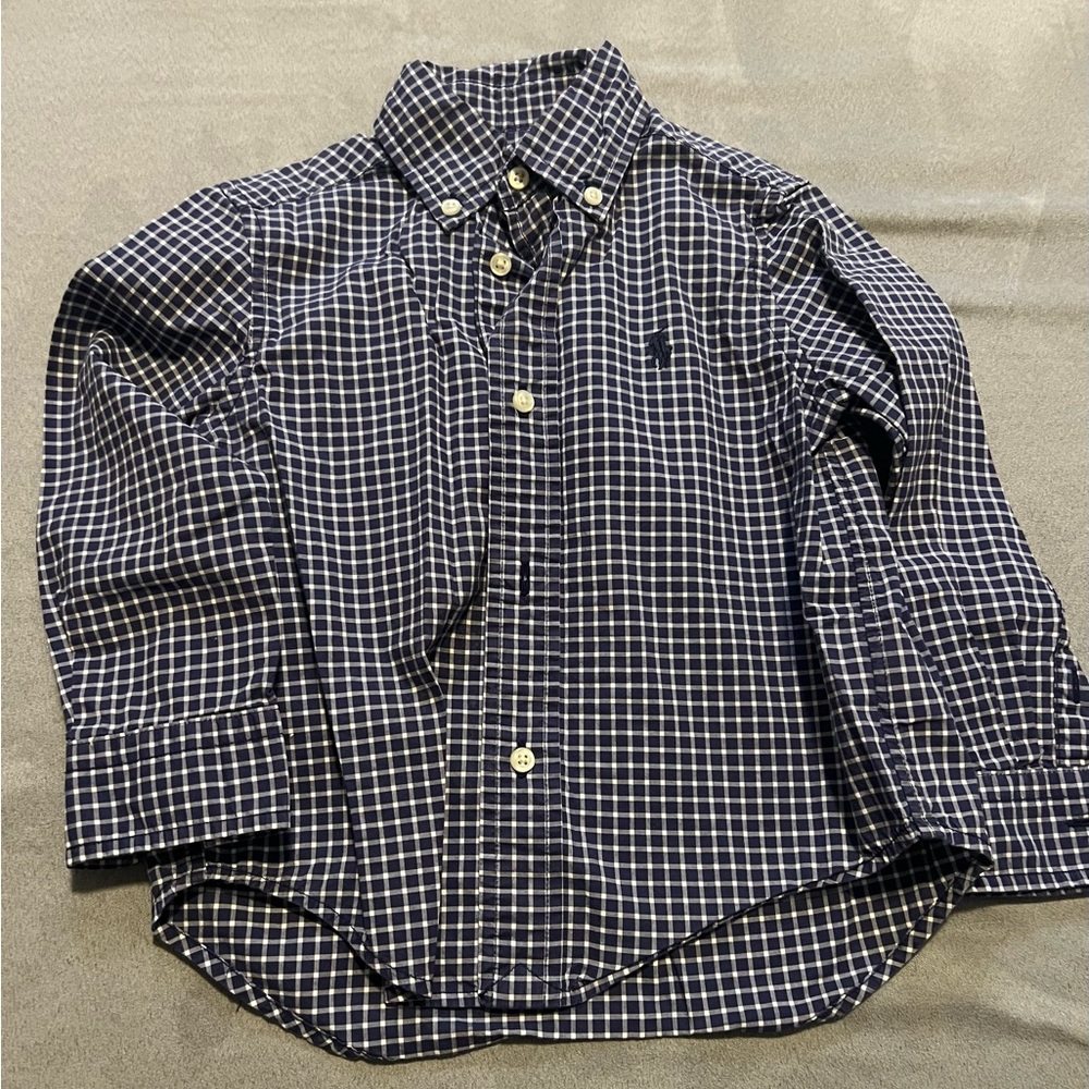Ralph Lauren Button Down Shirt | navy